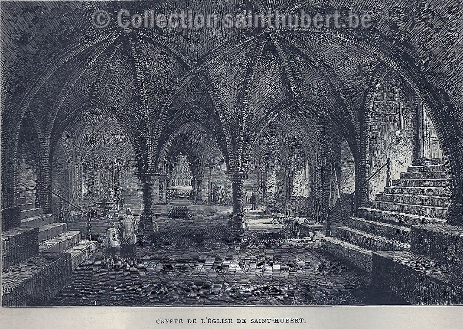 Crypte de l'église de Saint-Hubert