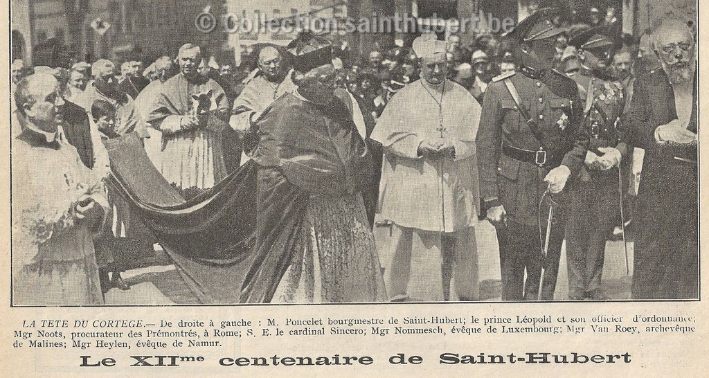 XII centenaire de Saint-Hubert